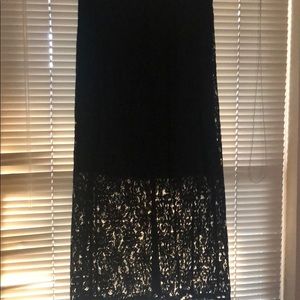 Black Lace Skirt